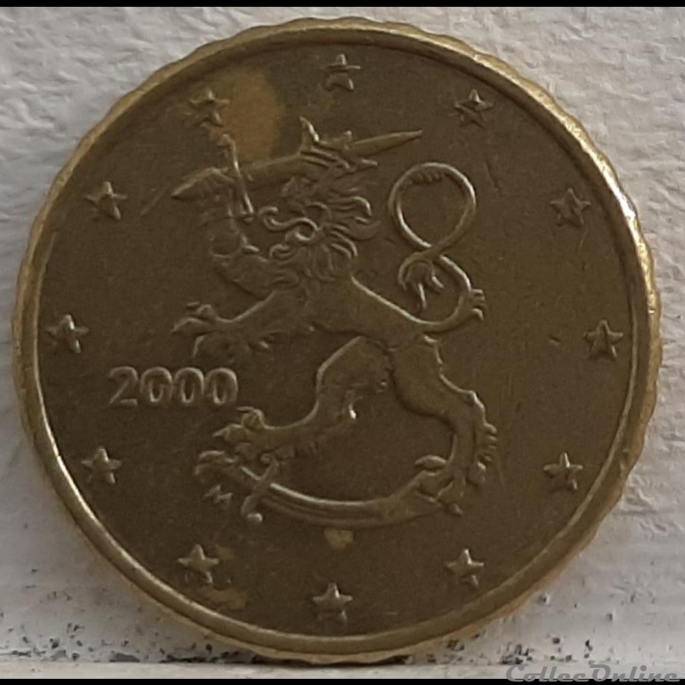 Finlande - 2000 - 10 cents monnaie euro finlande 2000 10 cents