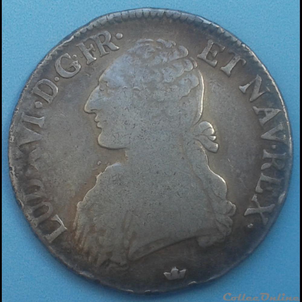 monnaies 1785 m ecu au buste habille louis xvi