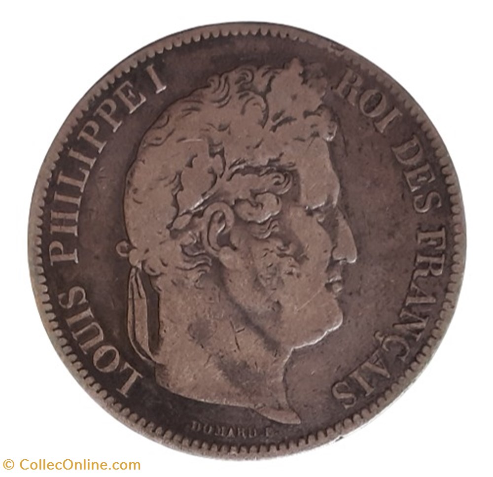 1841 W - 5 francs monnaies monde france 1841 w 5 francs