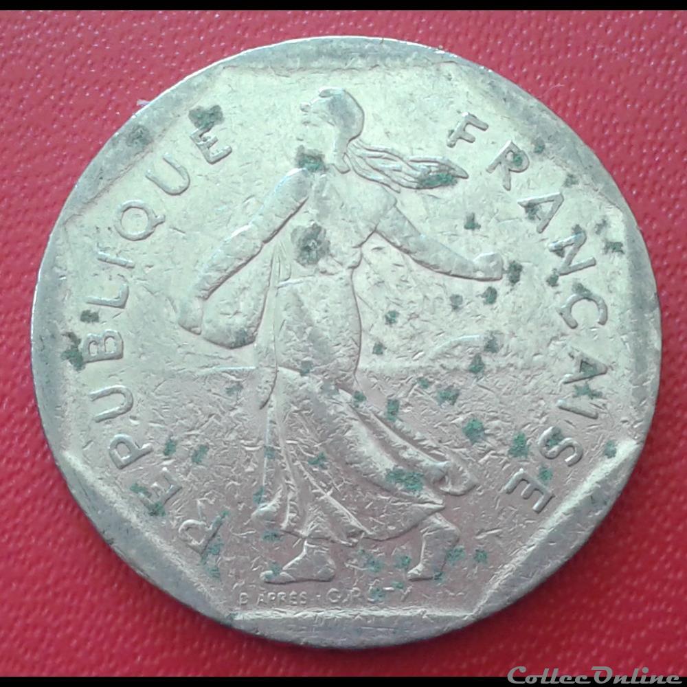 1994 - 2 francs monnaies monde france 1994 2 francs