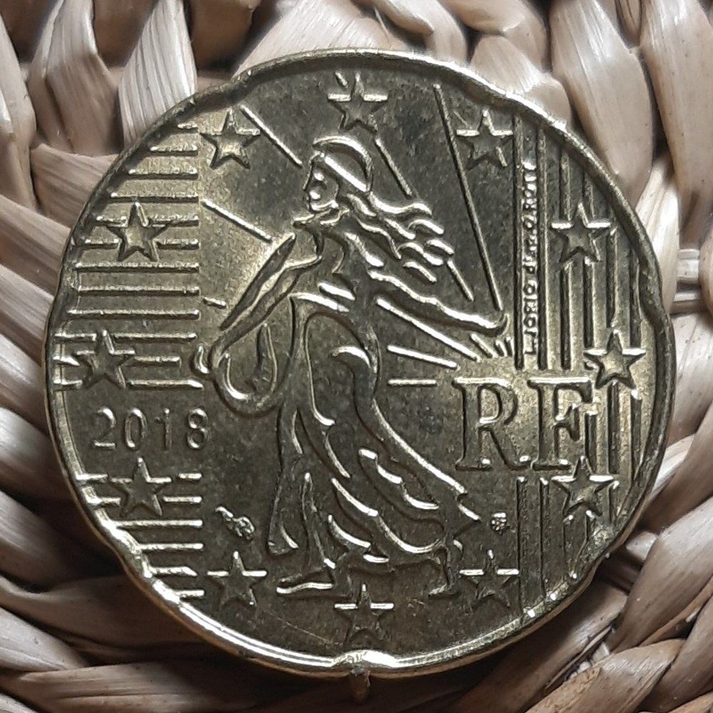 monnaies euros france 20 cents 2018