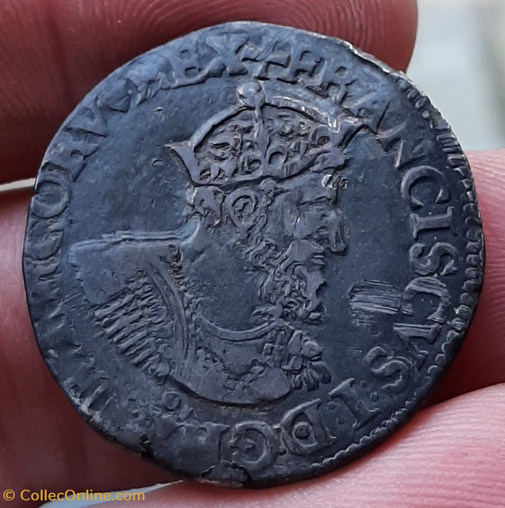1540-45 - Francois Ier - Teston 13ème type monnaies europe medievale france 1540 45 francois ier teston 13eme type