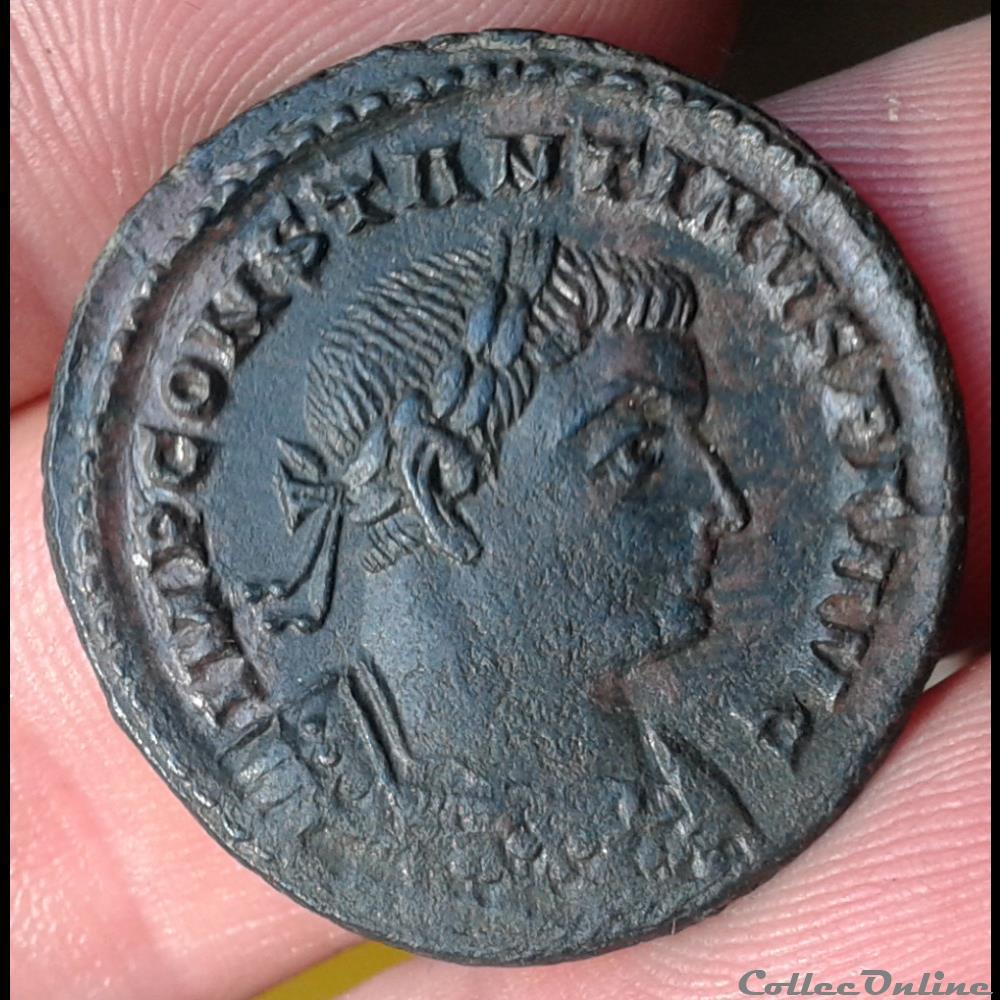 306/364 - LES CONSTANTINIENS - Constantin Ier Le grand - follis monnaies antiques av jc ap romaines republicaines imperiales 306 364 les constantiniens constantin ier le grand follis