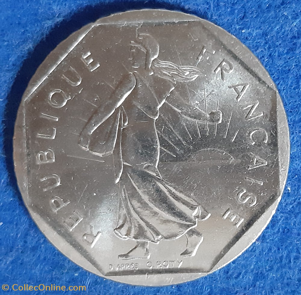 1981 - 2 francs monnaies monde france 1981 2 francs