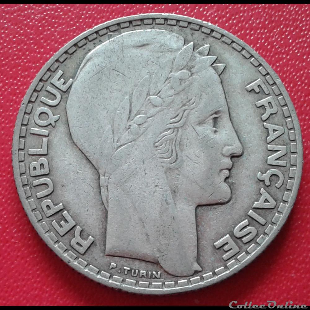 1929 - 10 francs monnaies monde france 1929 10 francs