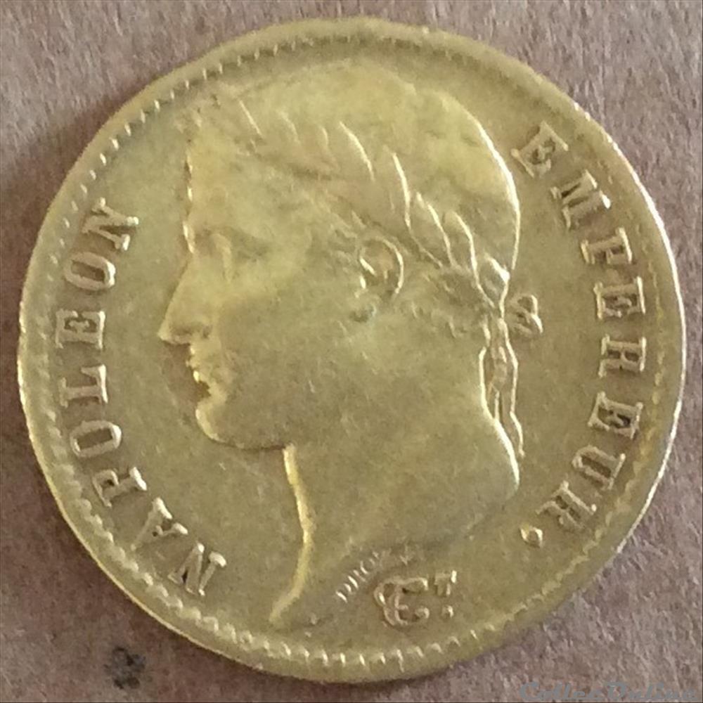 1812 A - 20 francs OR monnaies france 1812 a 20 francs or