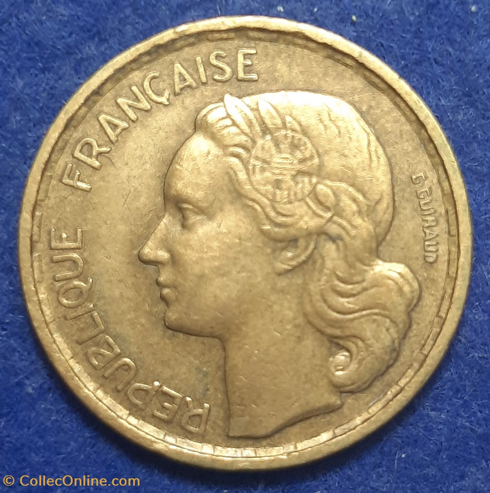 1954 B - 10 francs monnaies monde france 1954 b 10 francs