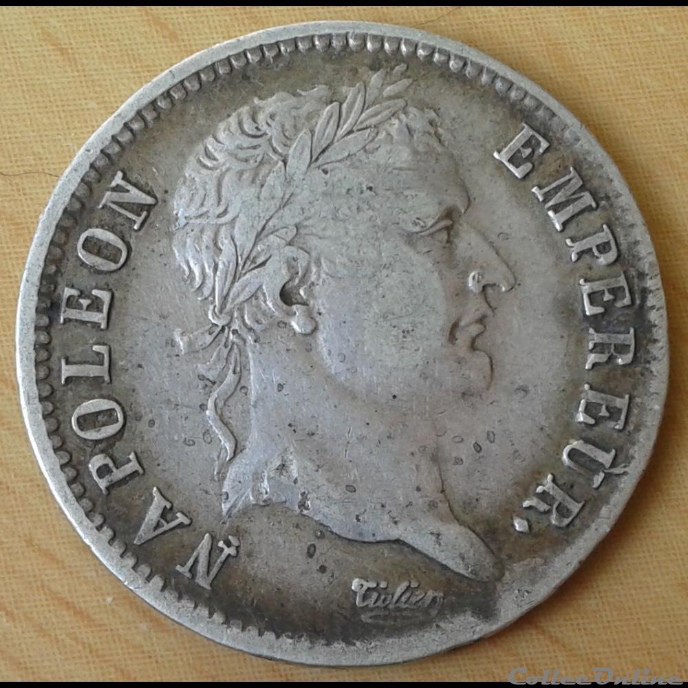 1812 - Napoléon Ier - 1 franc monnaies monde france 1812 napoleon ier 1 franc