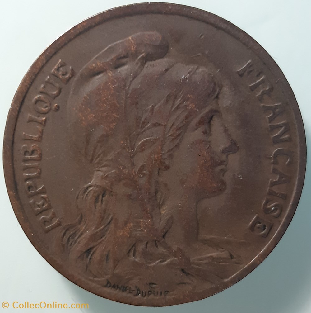 1909 - 10 centimes monnaies monde france 1909 10 centimes