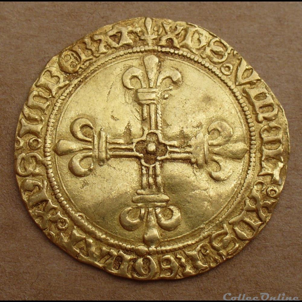 1483/1498 - Charles VIII - Ecu d'or au soleil monnaies europe medievale france royales 1483 1498 charles viii ecu or au soleil