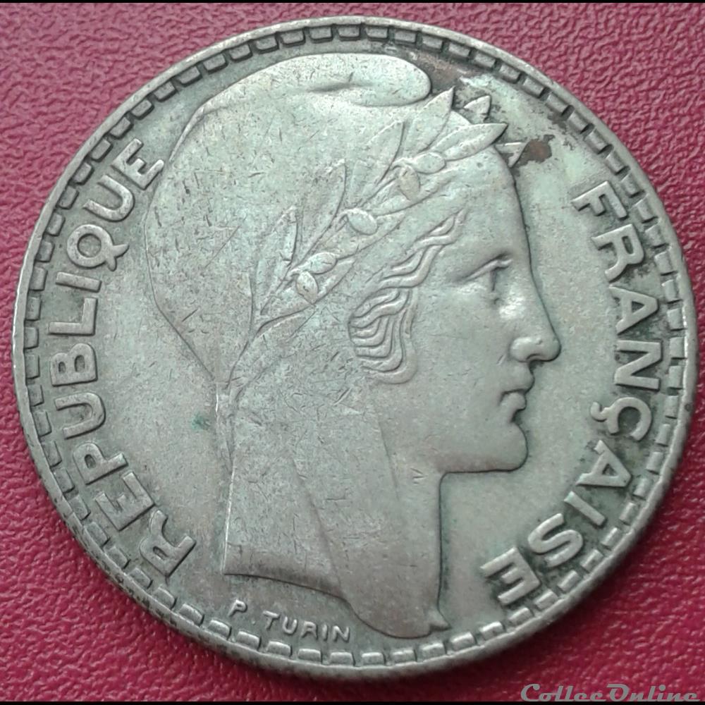 1933 - 10 francs monnaies monde france 1933 10 francs