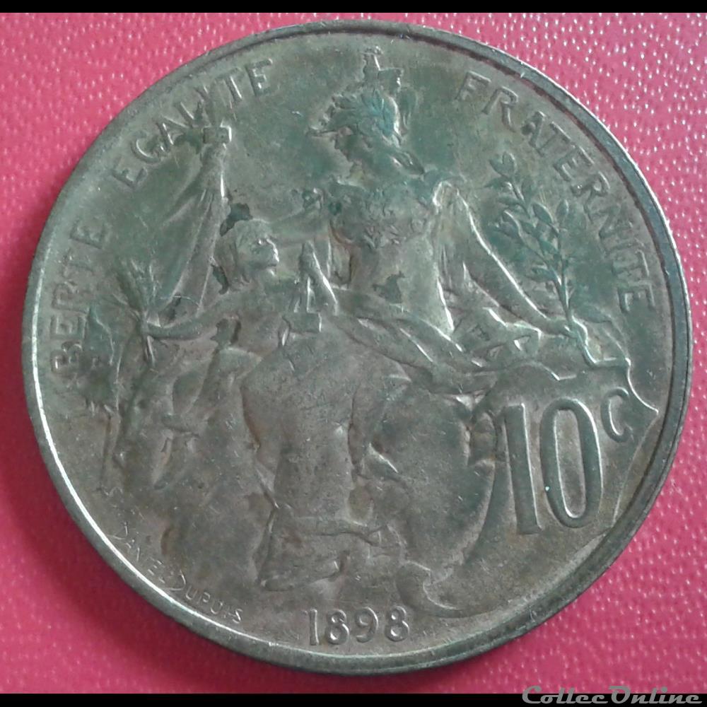 1898 monnaie france moderne 1898