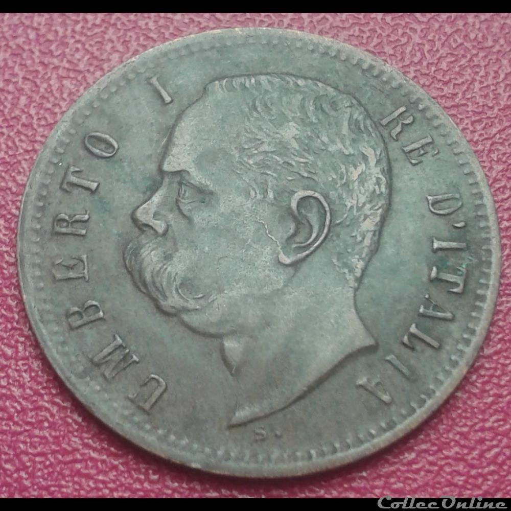 Italie - 2 centesimi 1900 R monnaie monde italie 2 centesimi 1900 r