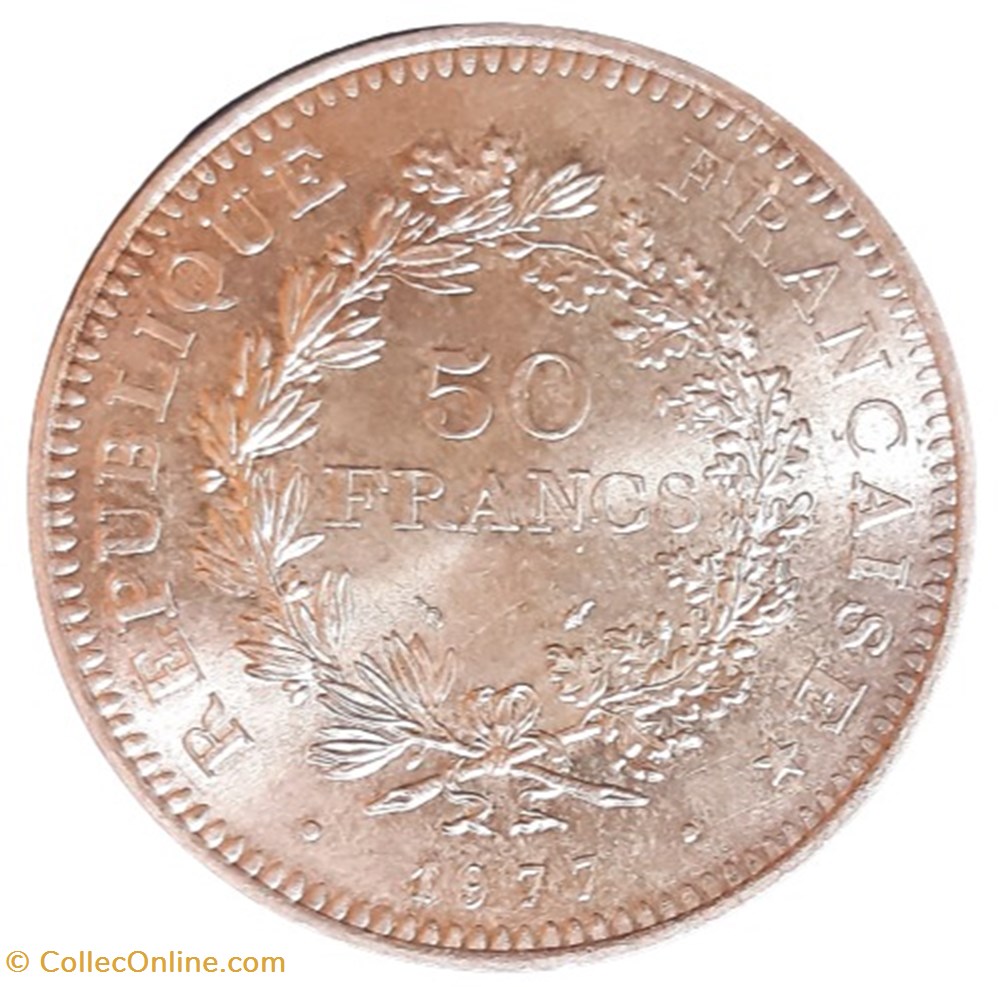 monnaies monde france 1977 50 francs