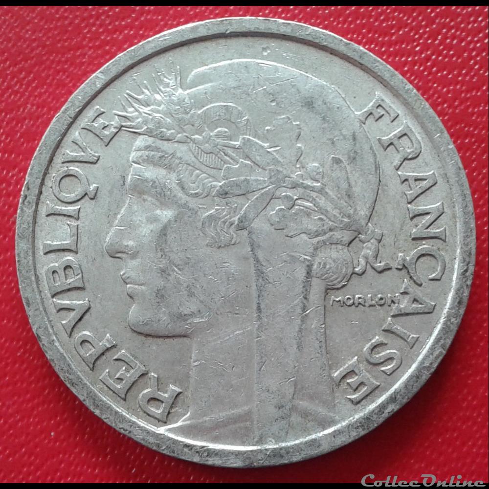 1947 - 2 francs monnaies monde france 1947 2 francs