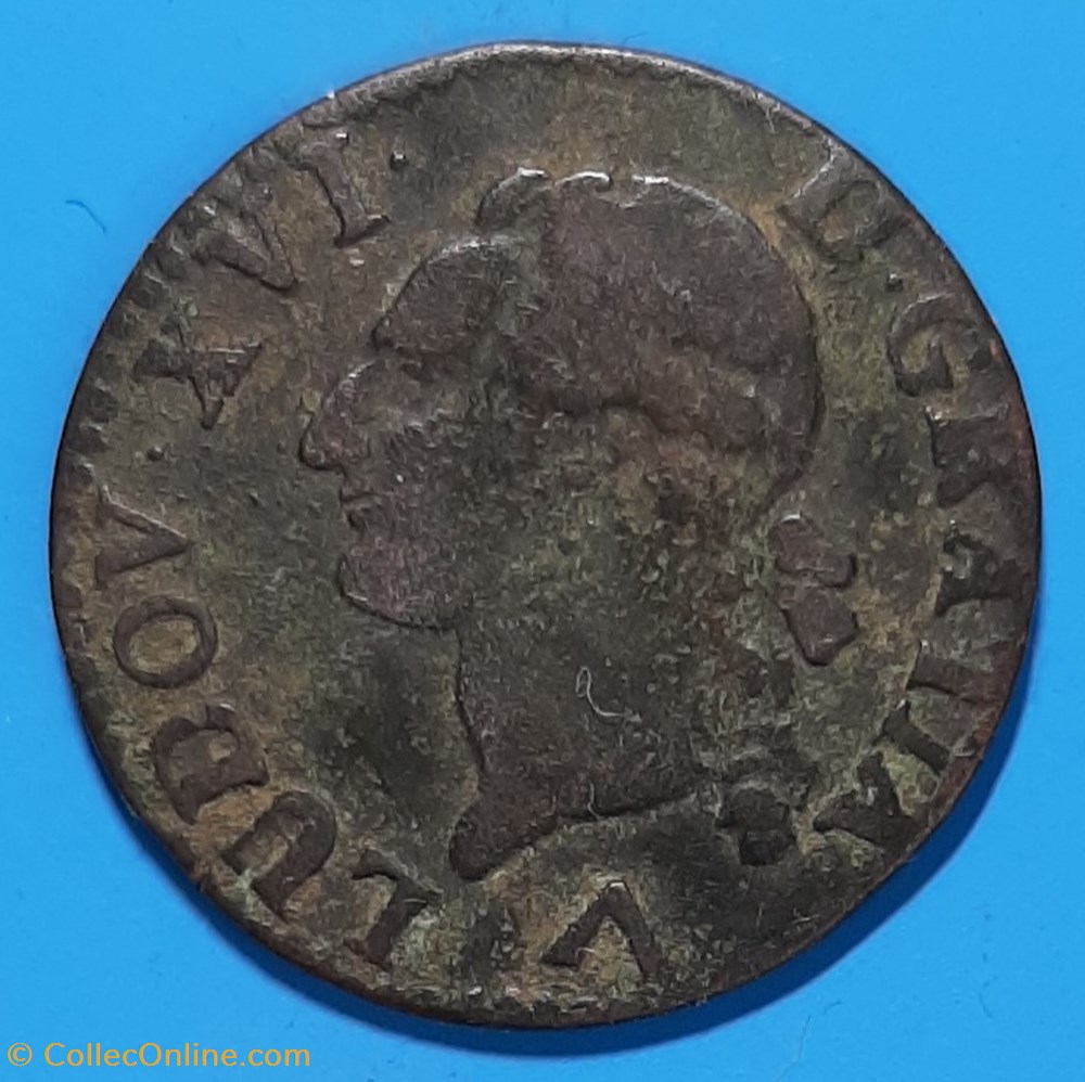 1783 W - Liard monnaie 1783 w liard