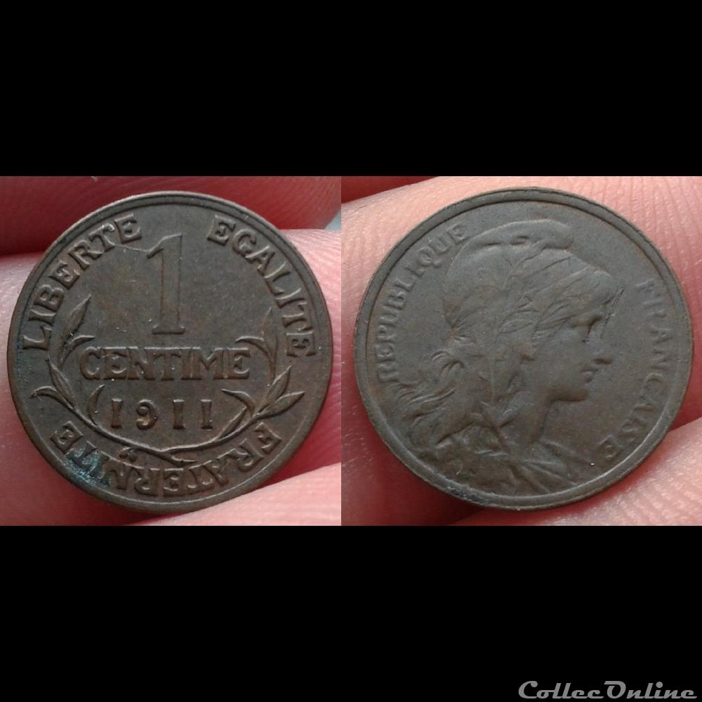 1911 - 1 centime monnaies france a modernes 1911 1 centime