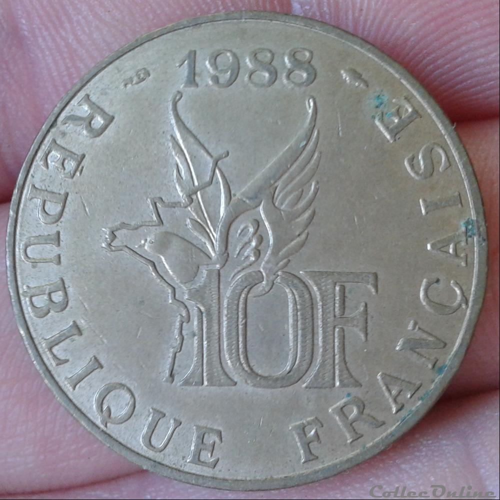 1988 - tranche A - Commémo 2 monnaie france moderne 1988 tranche a commemo