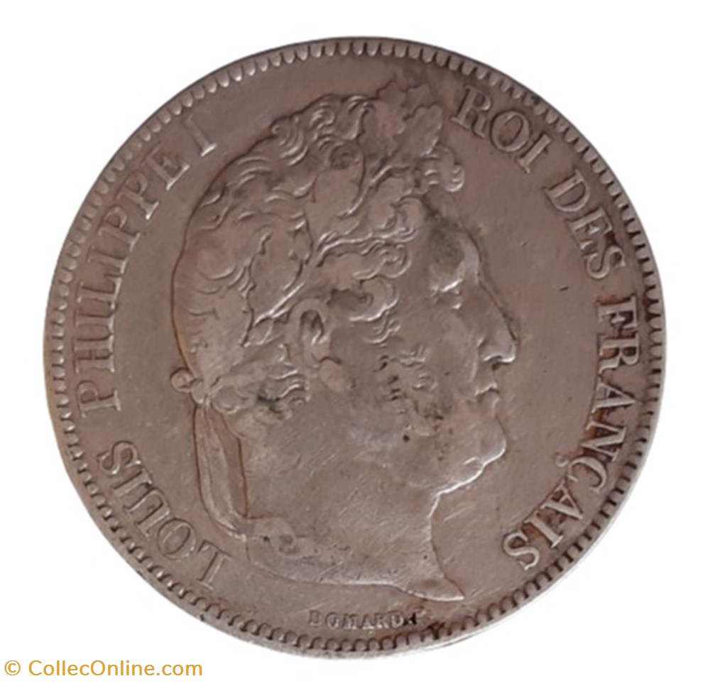 1842 W - 5 francs monnaies monde france 1842 w 5 francs