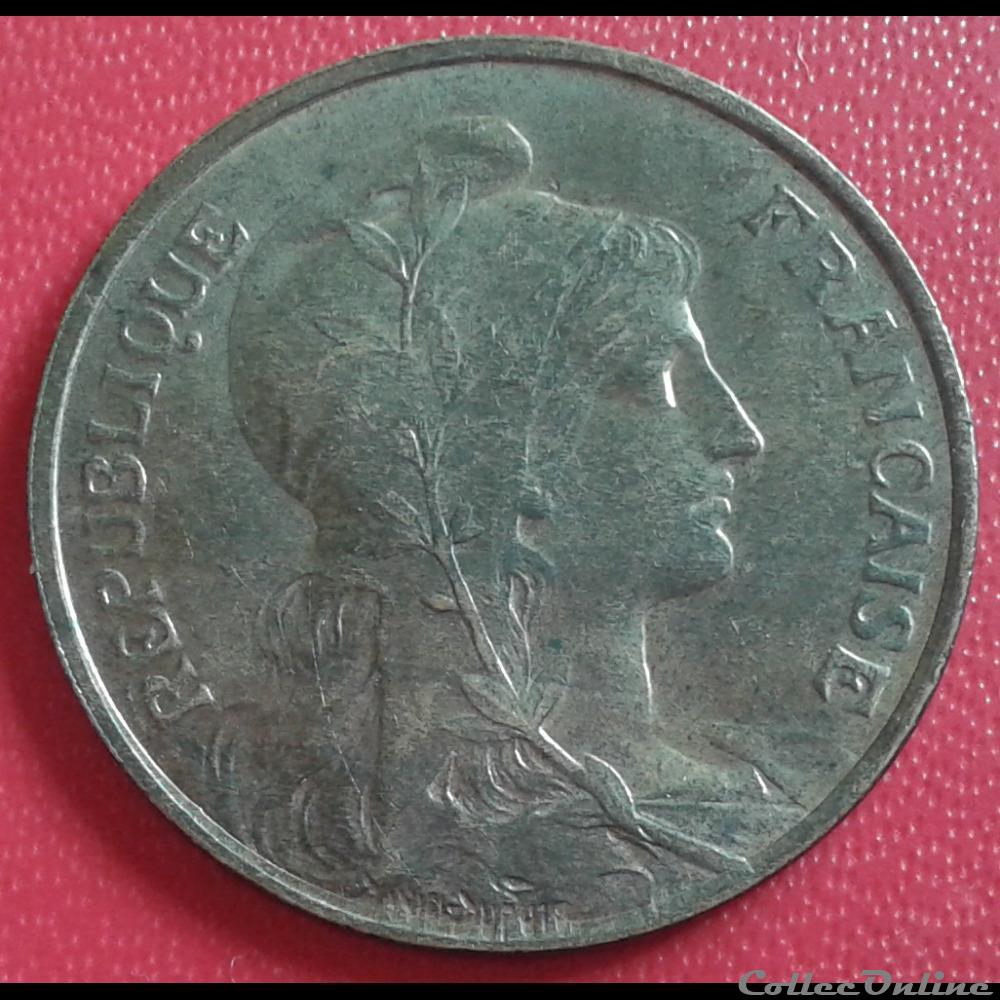 1916 - 5 centimes - étoile monnaies monde france 1916 5 centimes etoile