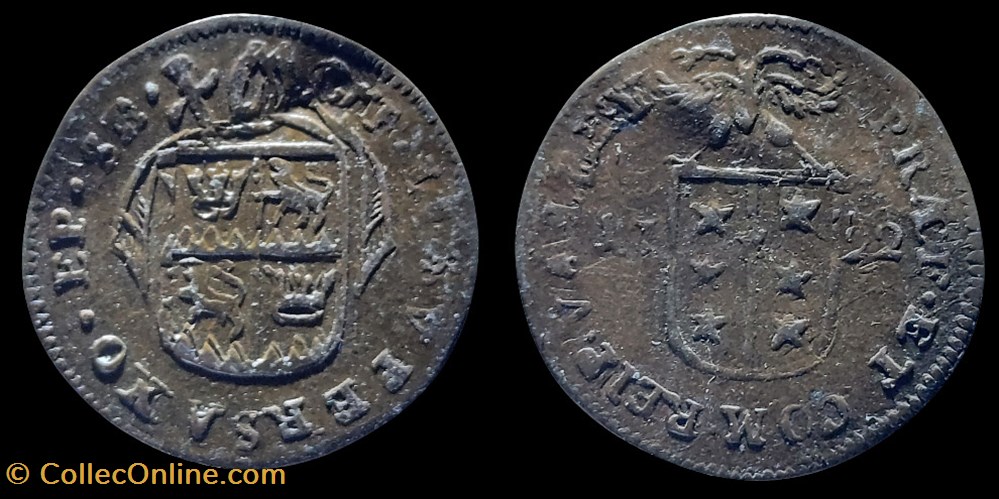 monnaies europe medievale suisse pal 272 var 9 valais eveche de sion francois joseph supersaxo batz 1722