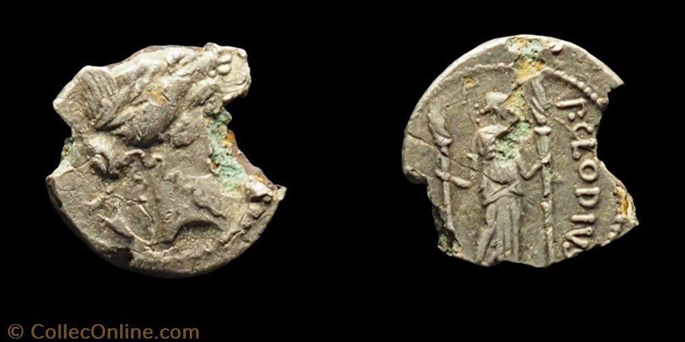 monnaie antique av jc ap romaine 494 fouree claudia 42