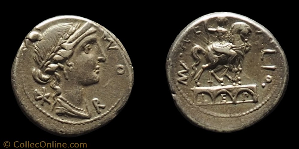 291/1 Aemilia -114 / -113 monnaie antique av jc ap romaine 291 1 aemilia 114 113