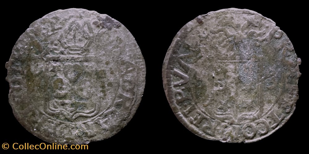 monnaies europe medievale suisse pal 227 valais eveche de sion adrien v de riedmatten demi batz 1683