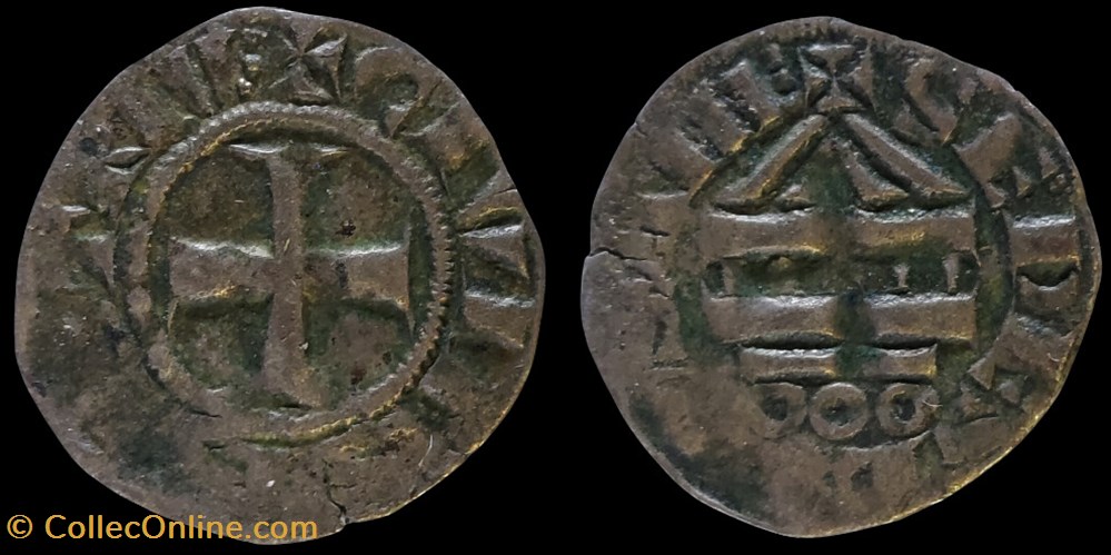 Dol 05 - denier de l'Evêché de Lausanne monnaies europe medievale dol 05 denier de eveche de lausanne