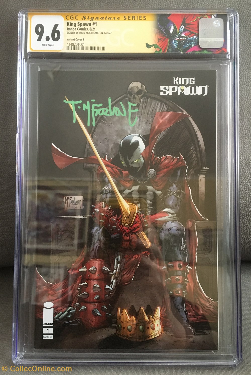 King Spawn #1 Signature Todd McFarlane. - Livros, História Em ...