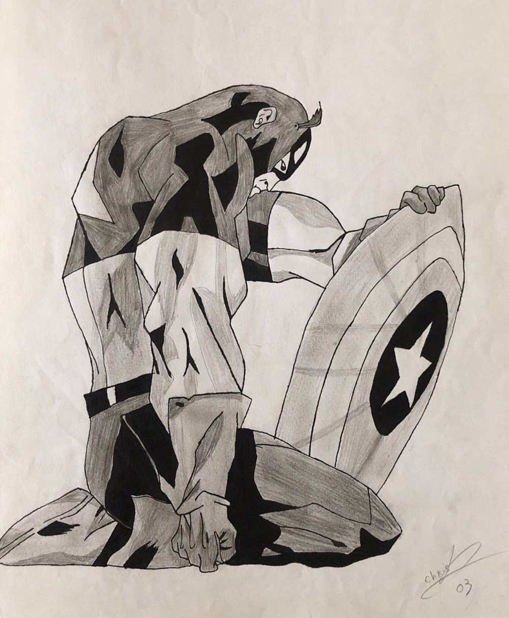 art antiquites populaire captain america pilot feutre fusin