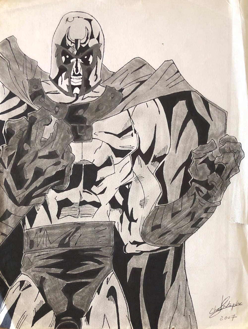 Magneto ( pilot,feutre & crayon ) art antiquites populaire magneto pilot feutre crayon