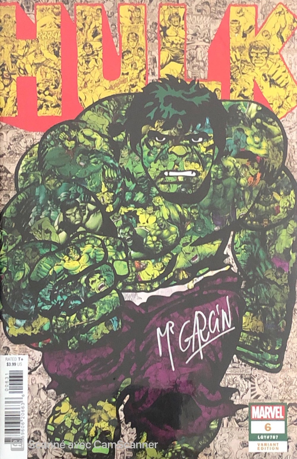 Hulk #6 Signé par Mr Garcin. livres bd revues comics hulk 6 signe par mr garcin