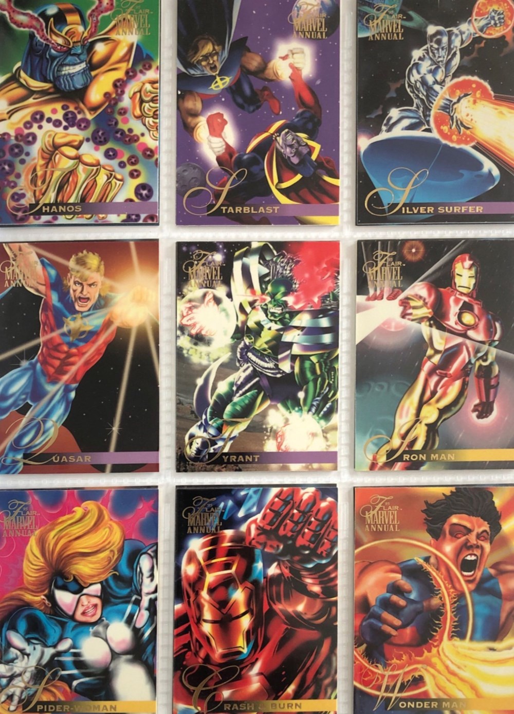 18 divers cartes plastiques 18