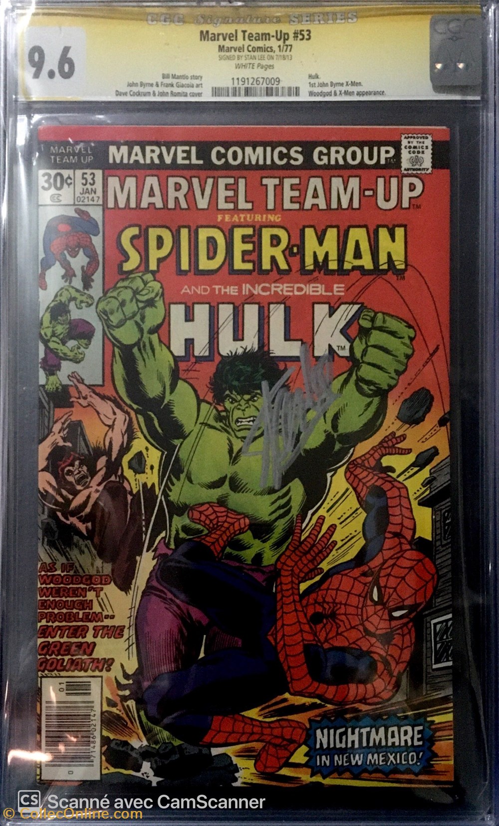 livres bd revues comics marvel team up 53 signature stan lee