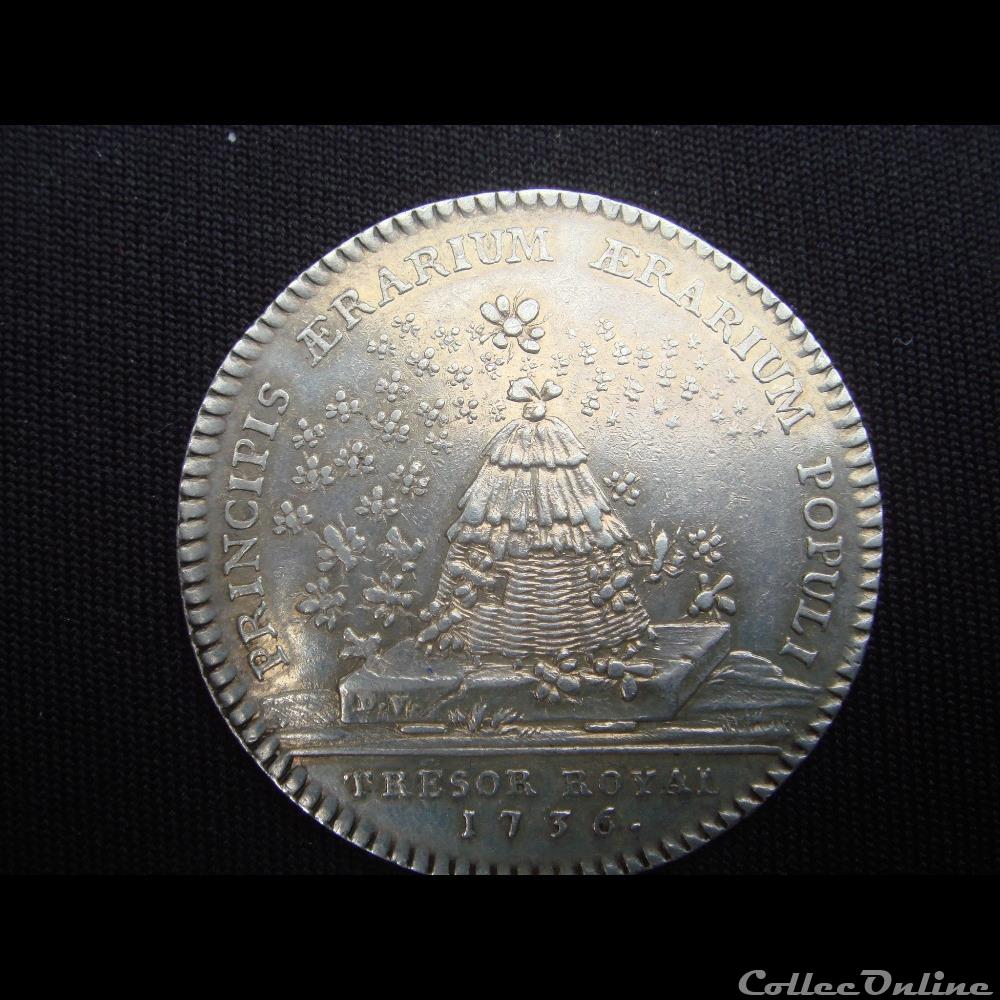 LOUIS XV monnaie jeton mereaux france louis xv