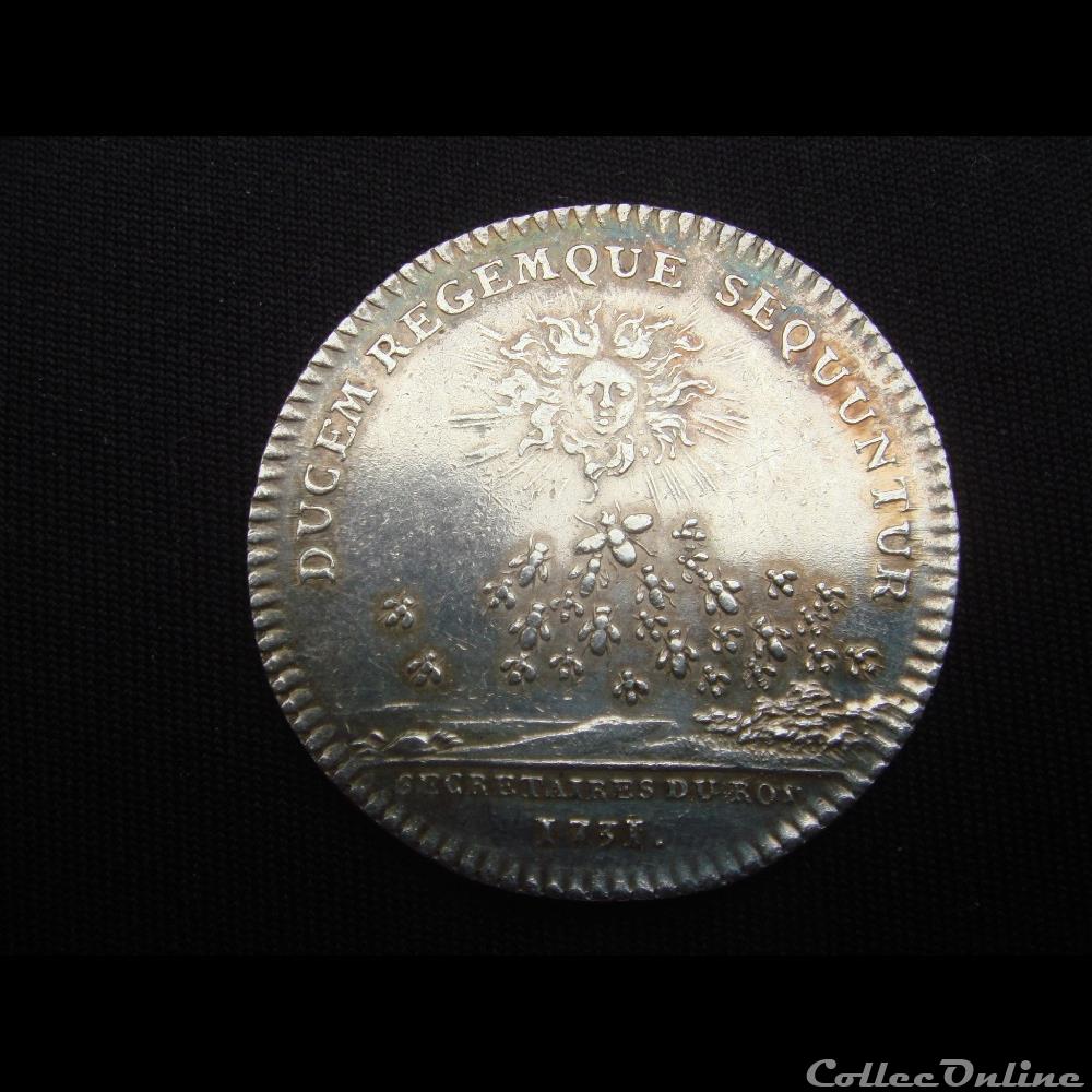 LOUIS XV monnaie jeton mereaux france louis xv