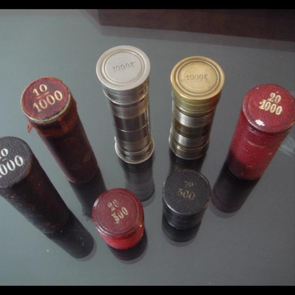 Etuis à pièces art antiquite boite coffret france etuis a pieces
