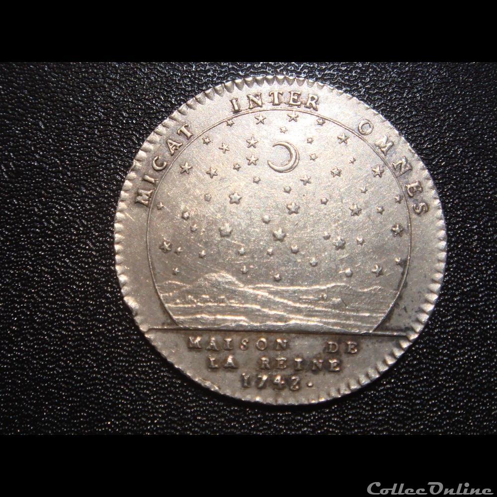 monnaie jeton mereaux france marie lesczinsca