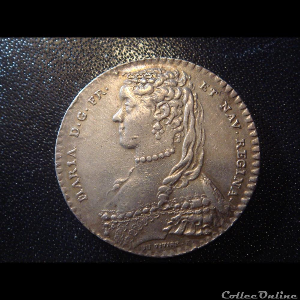 monnaie jeton mereaux france marie lesczinsca