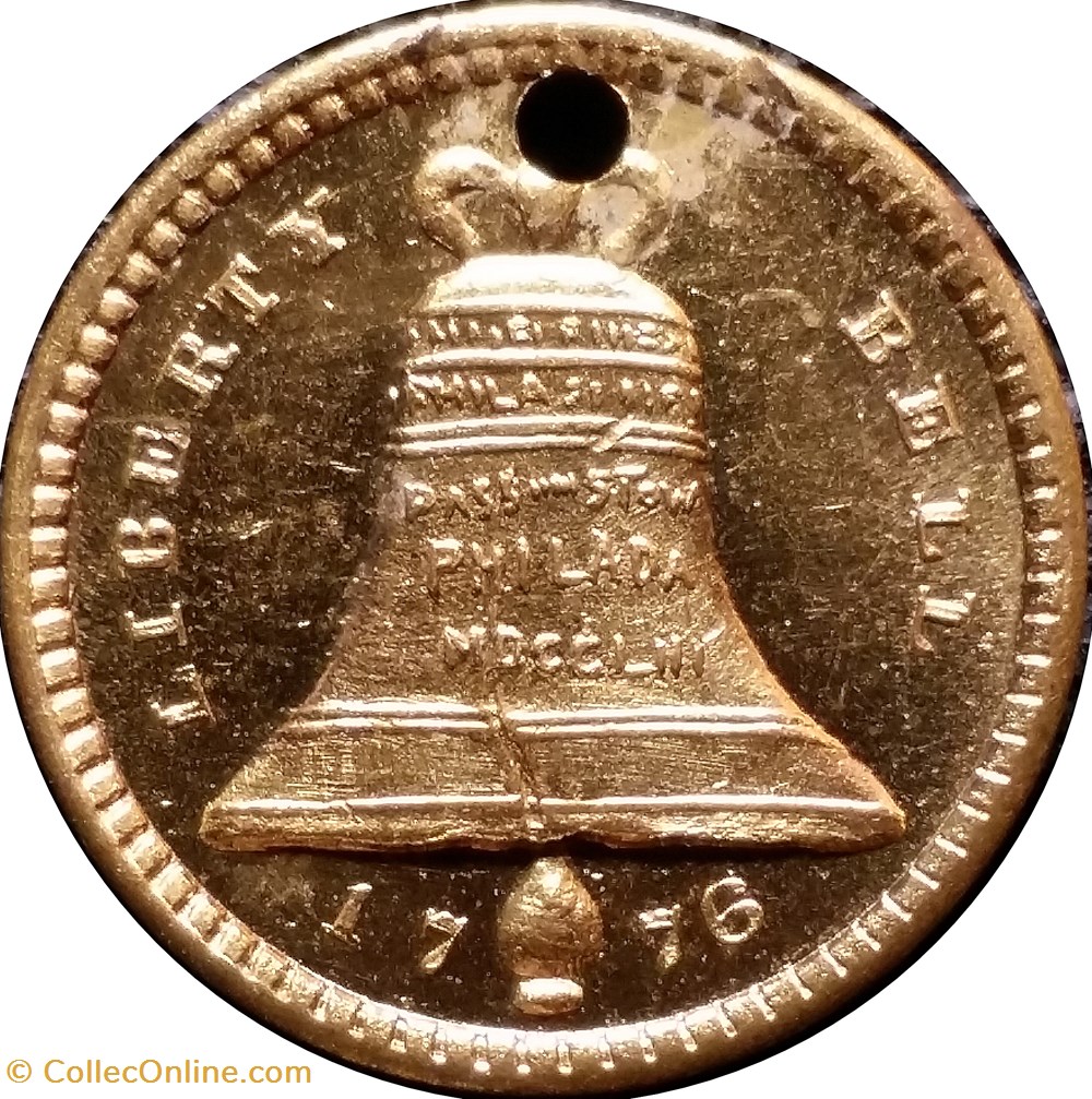 medals united states liberty bell 1776