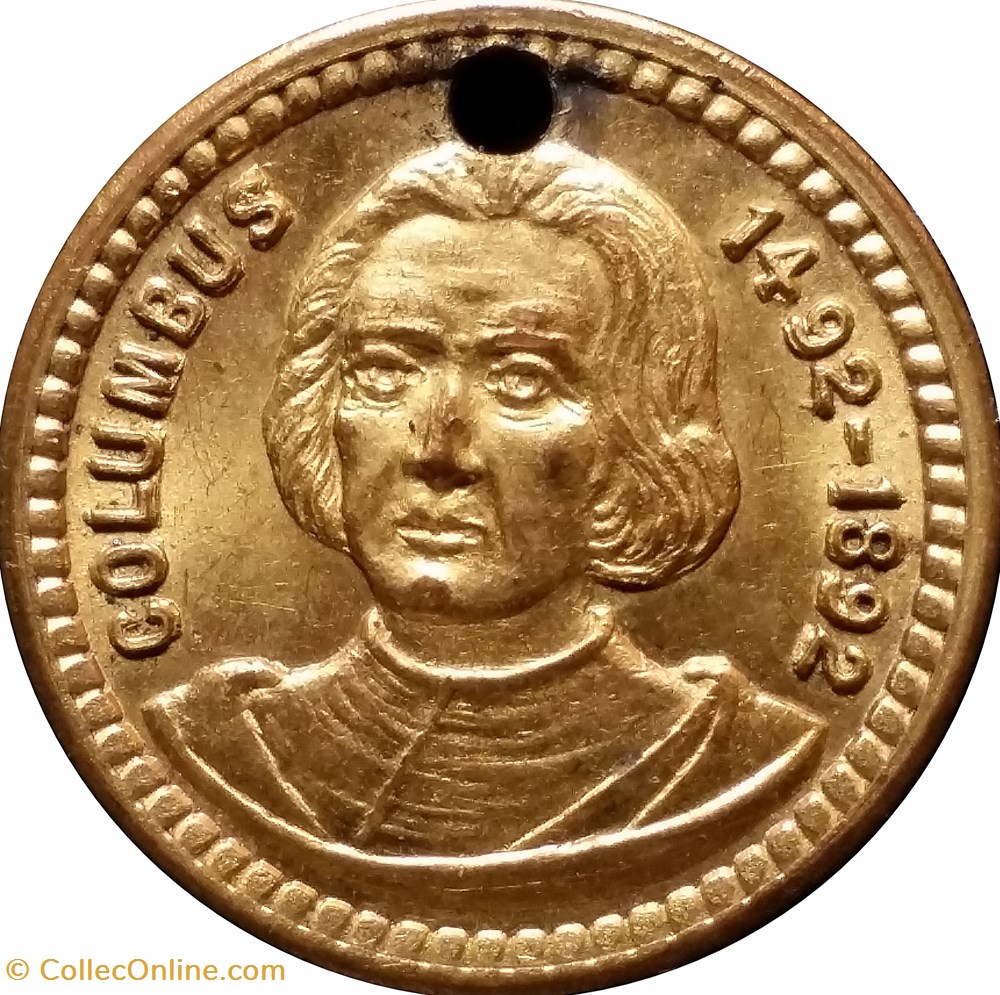 Columbus 1492 - 1892 medals united states columbus 1492 1892