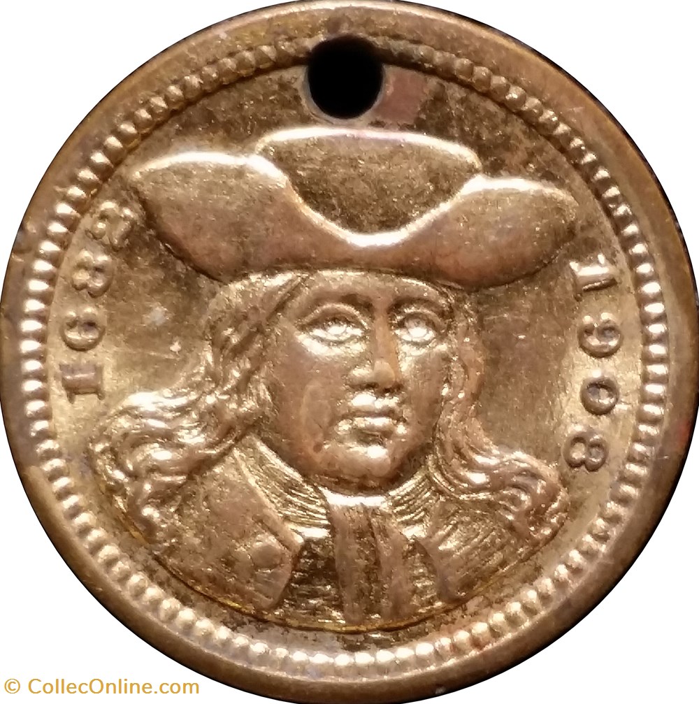 medals united states william penn 1682 1908