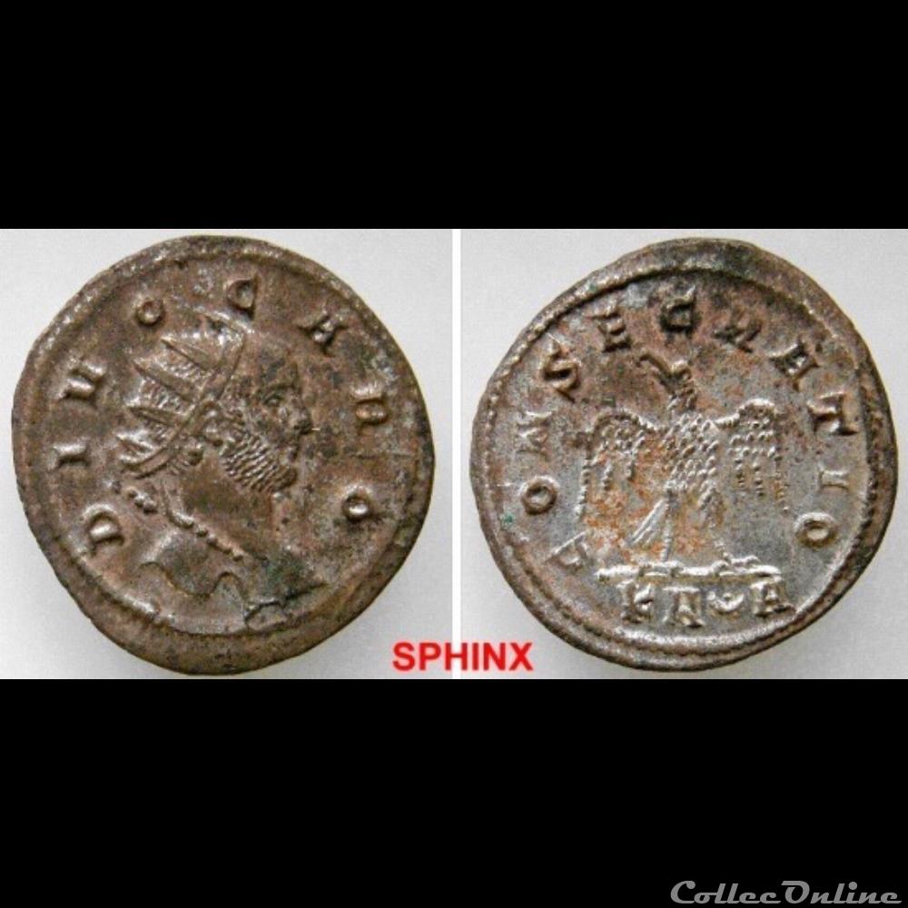 Divus Carus monnaie antique romaine divus carus