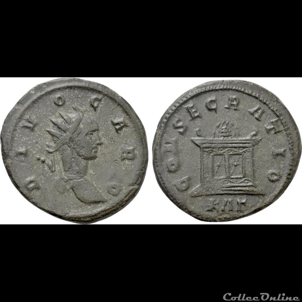 Divus Carus monnaie antique romaine divus carus