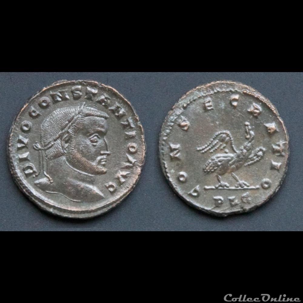 Divus Constantius monnaie antique romaine divus constantius