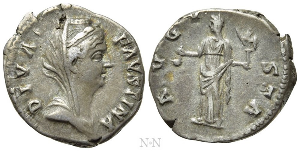 monnaies antiques romaines imperiales et republicaines diva favstina i