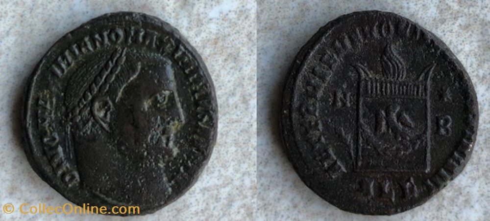 monnaies divus galerius alexandria