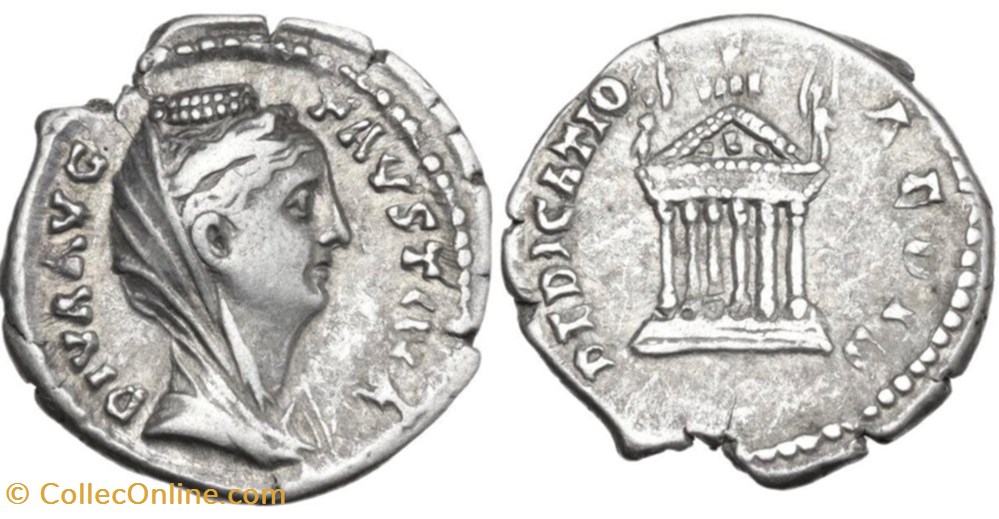 Diva Favstina I monnaies antiques romaines imperiales et republicaines diva favstina i