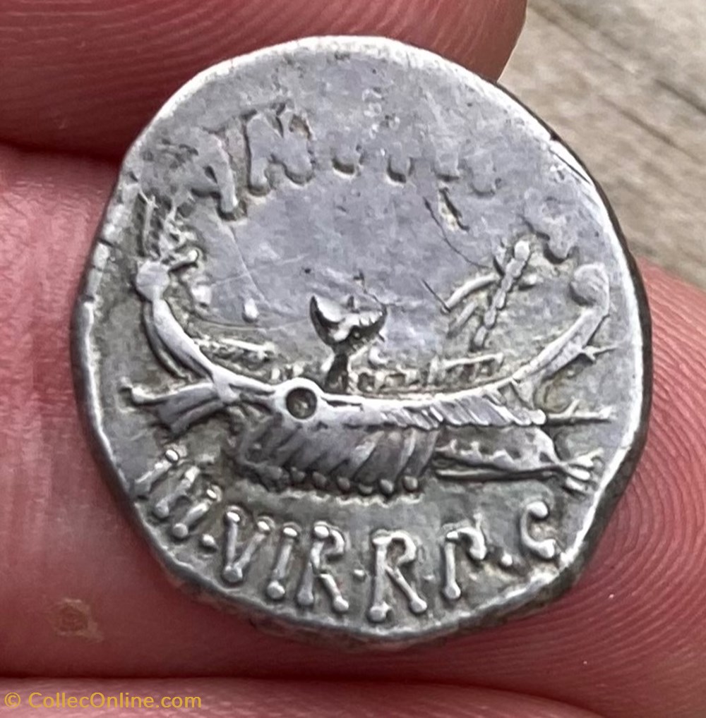Mark Antony legionary denarius monnaies antiques romaines imperiales et republicaines mark antony legionary denarius